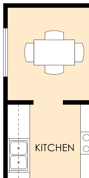 Two Bedroom One Bath
